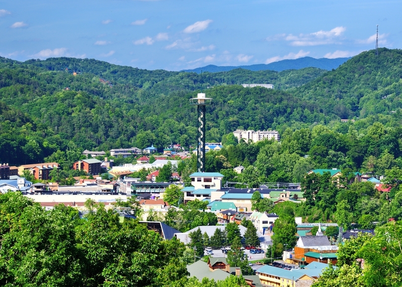Downtown Gatlinburg near River Edge Inn